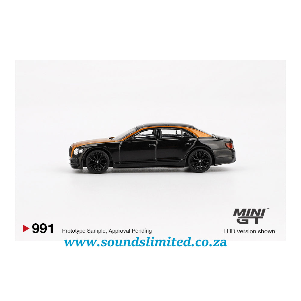 Mini GT #991 Bentley Flying Spur Orange Flame / Onyx
