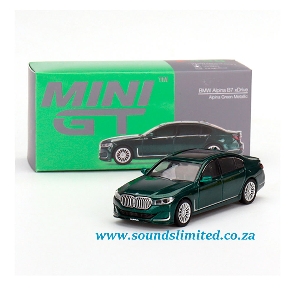 Mini GT #498 BMW Alpina B7 xDrive Alpina Green RHD 1/64