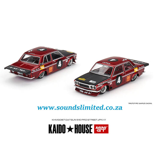Mini GT Kaido House #087 Datsun 510 Pro Street Super 510