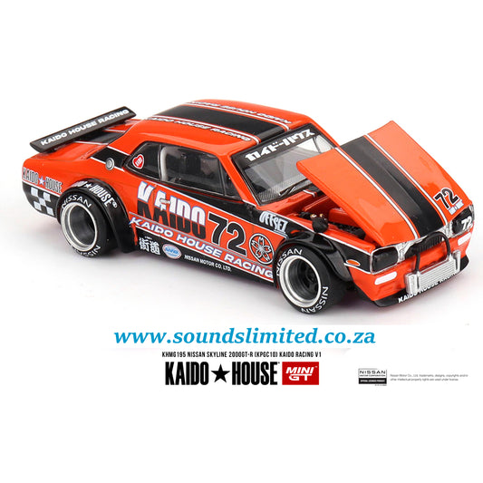 Mini GT Kaido House #195 Nissan Skyline 2000GT-R (KPGC10) Kaido Racing V1