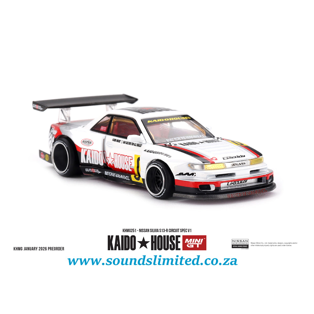 Mini GT Kaido House #251 Nissan Silvia S13-R Circuit Spec V1