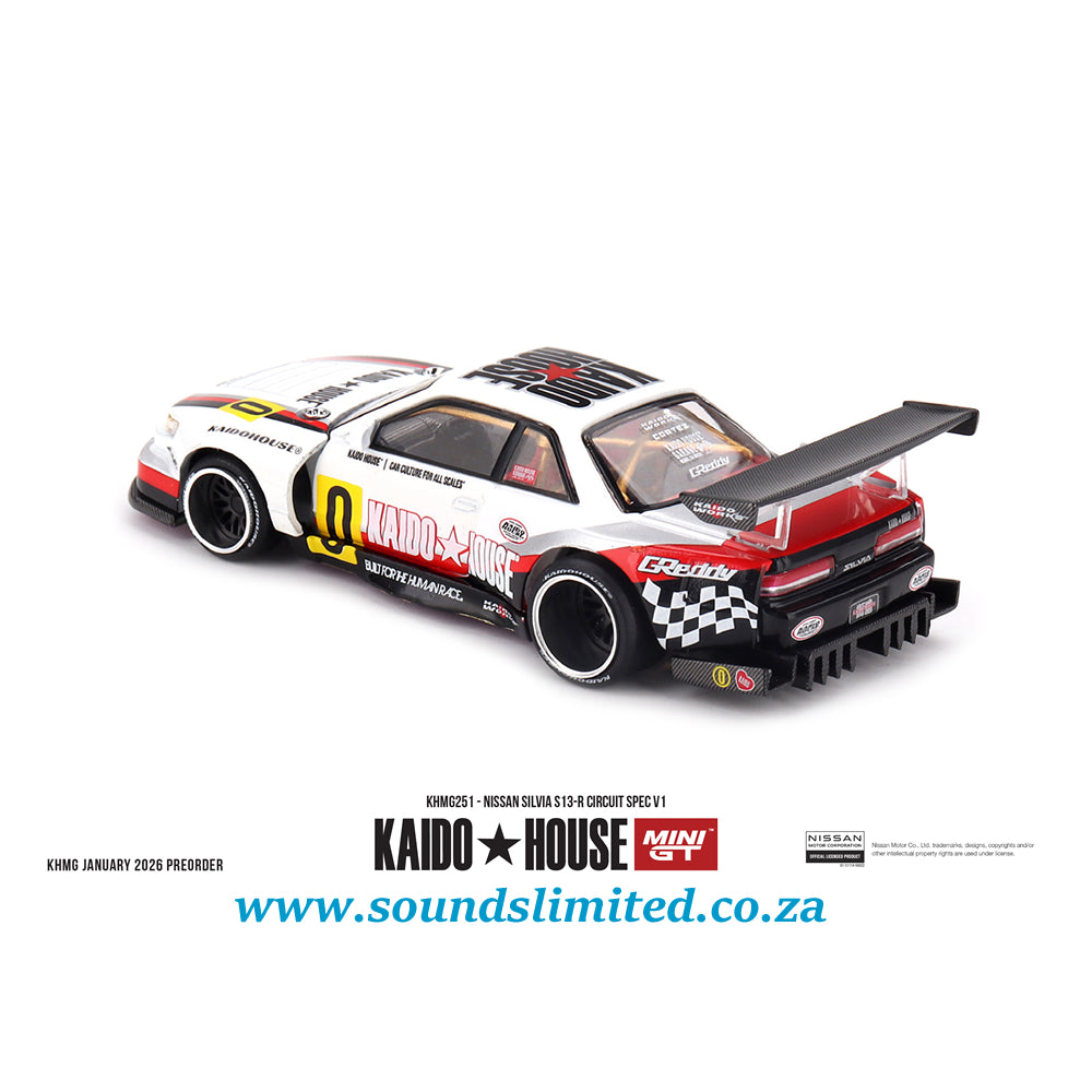 Mini GT Kaido House #251 Nissan Silvia S13-R Circuit Spec V1