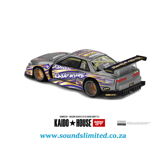 Mini GT X Kaido House #235 Nissan Silvia S13-R KAIDO DRIFT V1