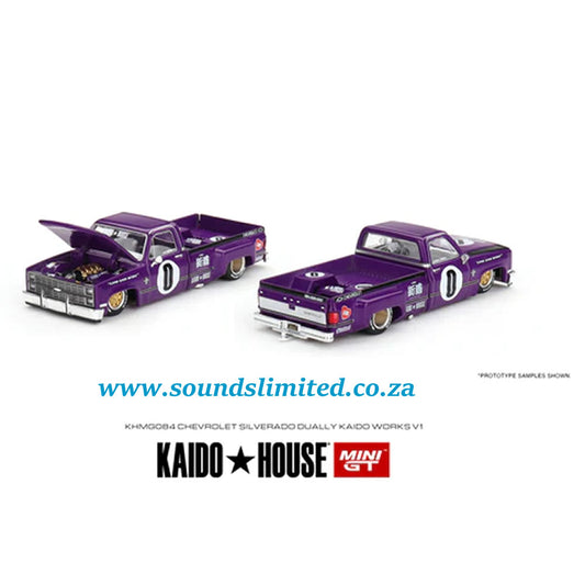 Mini GT x Kaido House #084 Chevrolet Silverado Dually KAIDO V1