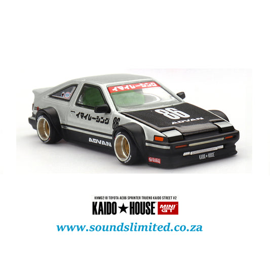 Mini GT x Kaido House #218 Toyota AE86 Sprinter Trueno Kaido Street V2