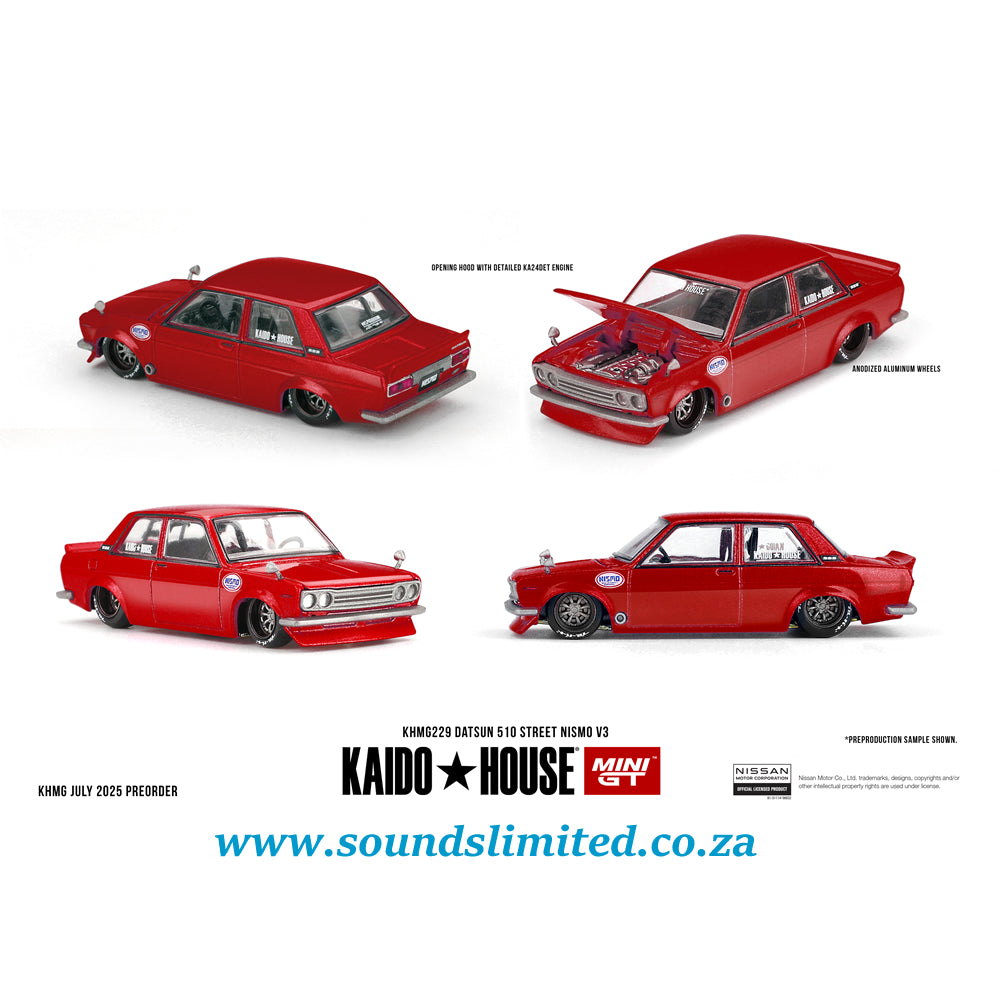 Mini GT x Kaido House #229 Datsun 510 Street Nismo V3