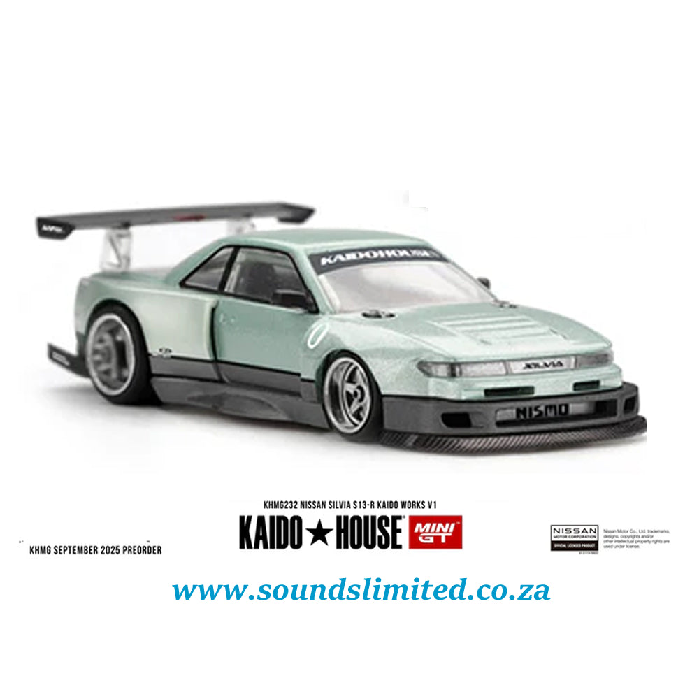 Mini GT x Kaido House #232 Nissan Silvia S13-R Kaido Works V1