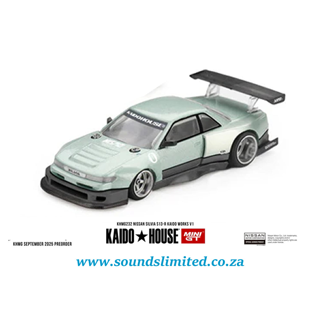 Mini GT x Kaido House #232 Nissan Silvia S13-R Kaido Works V1