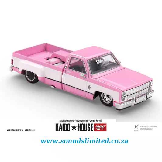 Mini GT x Kaido House #243 Chevrolet Silverado Dually Vintage Spec V2