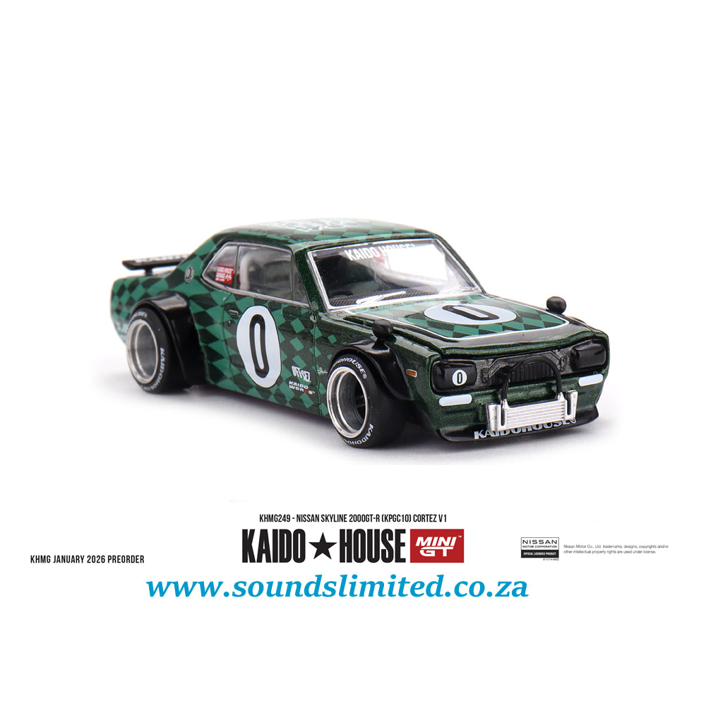 Mini GT x Kaido House #249 Nissan Skyline 2000GT-R (KPGC10) Cortez V1