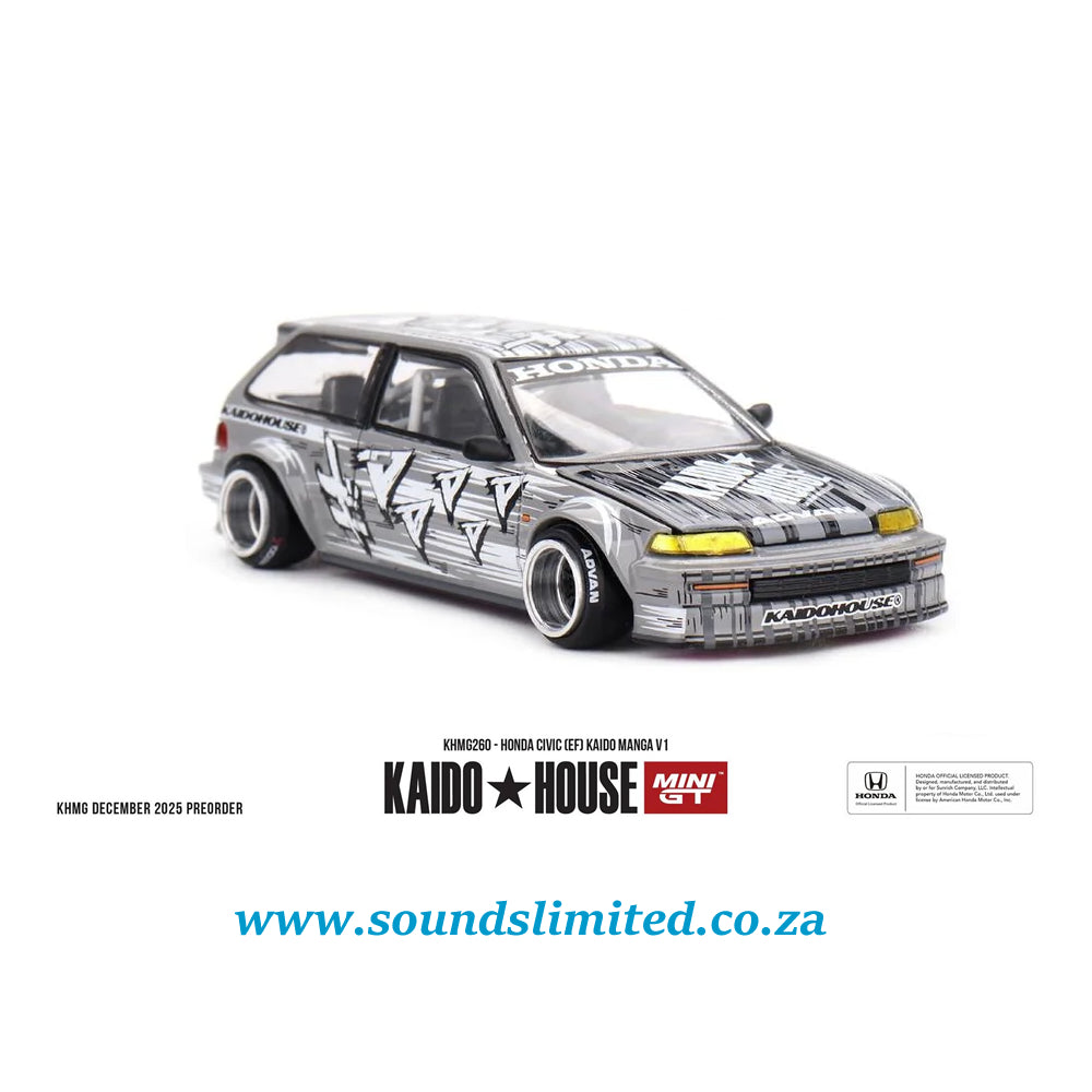Mini GT x Kaido House #260 Honda Civic (EF) Kaido Manga V1