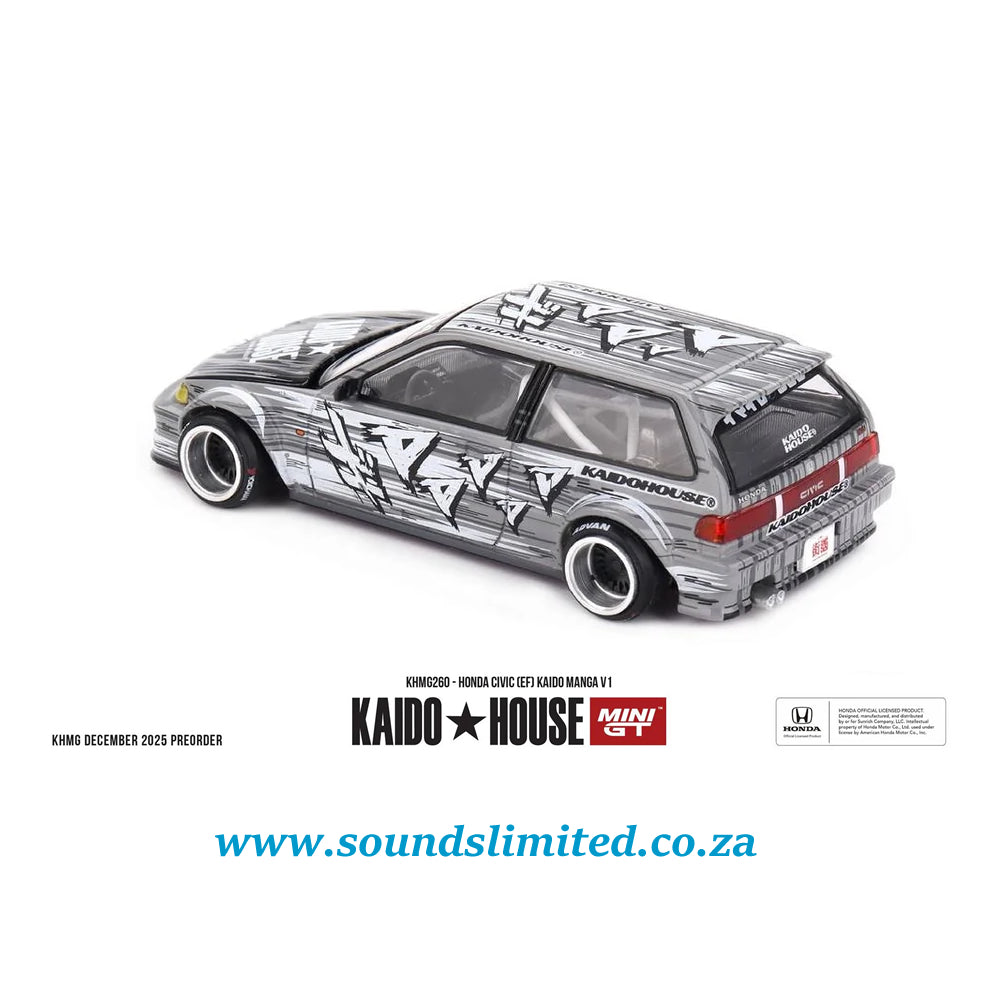 Mini GT x Kaido House #260 Honda Civic (EF) Kaido Manga V1