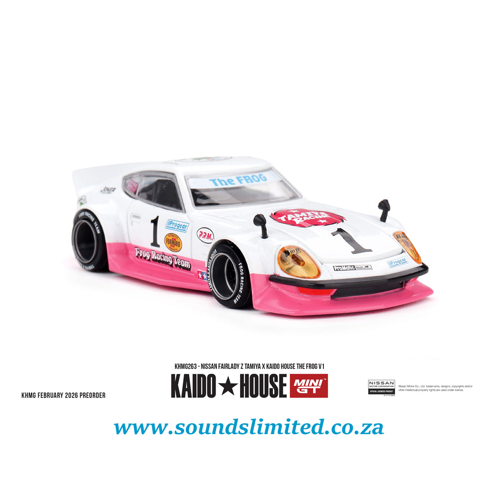 Mini GT x Kaido House #263 Nissan Fairlady Z TAMIYA x KAIDO HOUSE "The FROG" V1