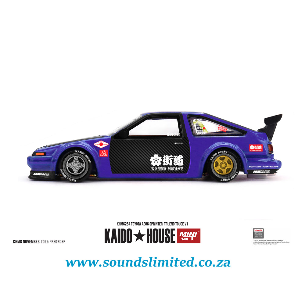 Mini GT x Kaidohouse Toyota AE86 Sprinter Trueno TOUGE V1 #254