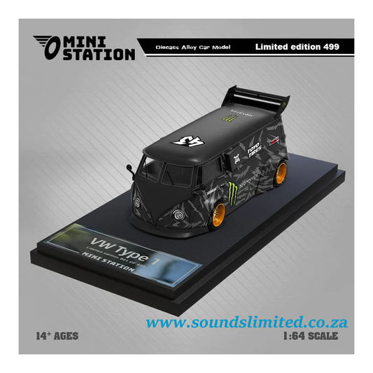 Mini Station RWB T1 Van in Monster Livery 1:64 Ken Block