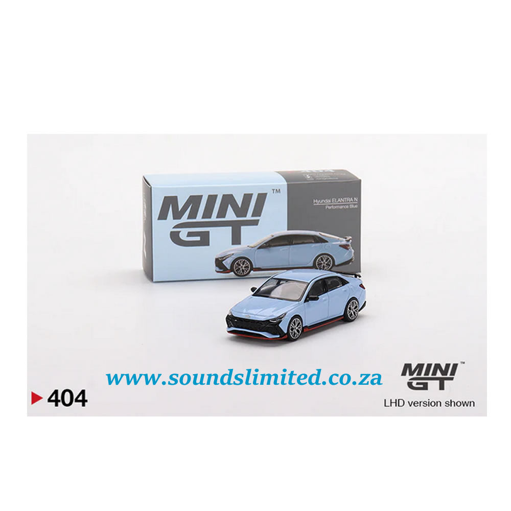 Mini GT 1:64 Hyundai Elantra N Performance Blue #404