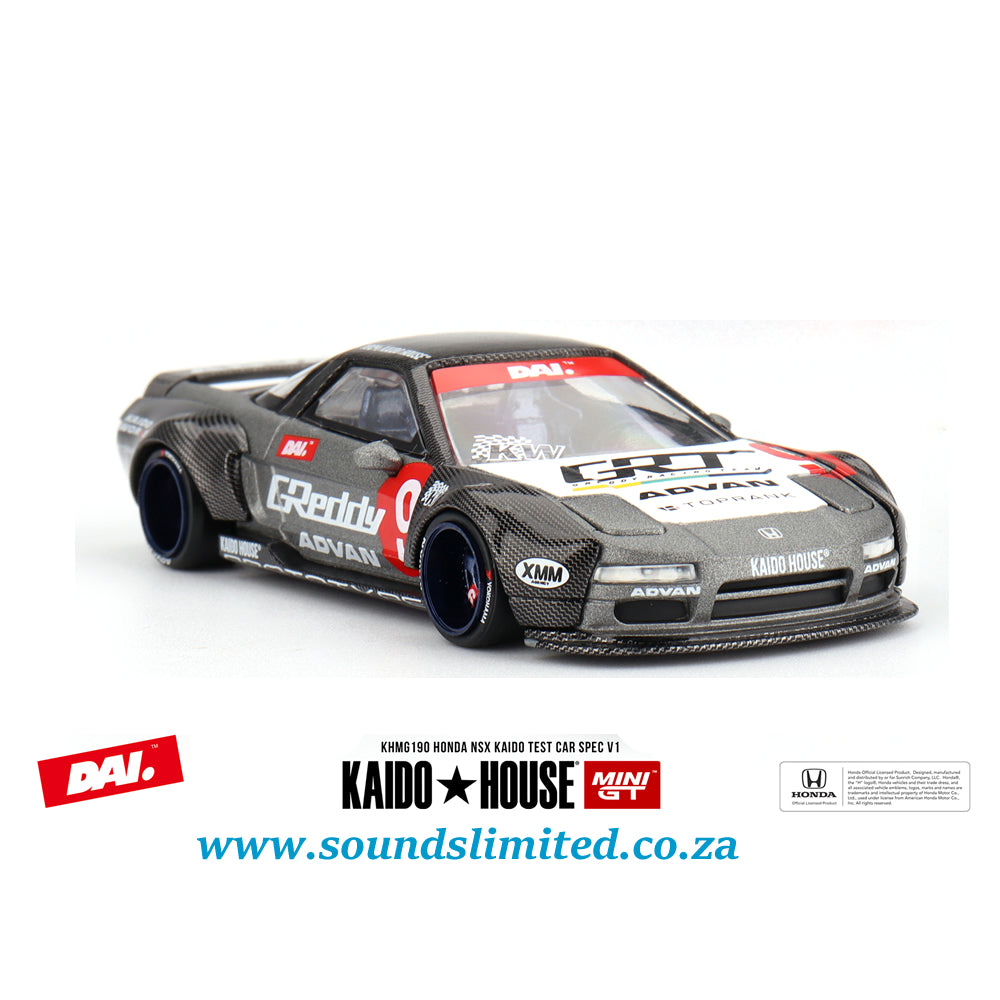 MiniGT x KaidoHouse Honda NSX Kaido Test Car Spec V1 #190 (DAI.)