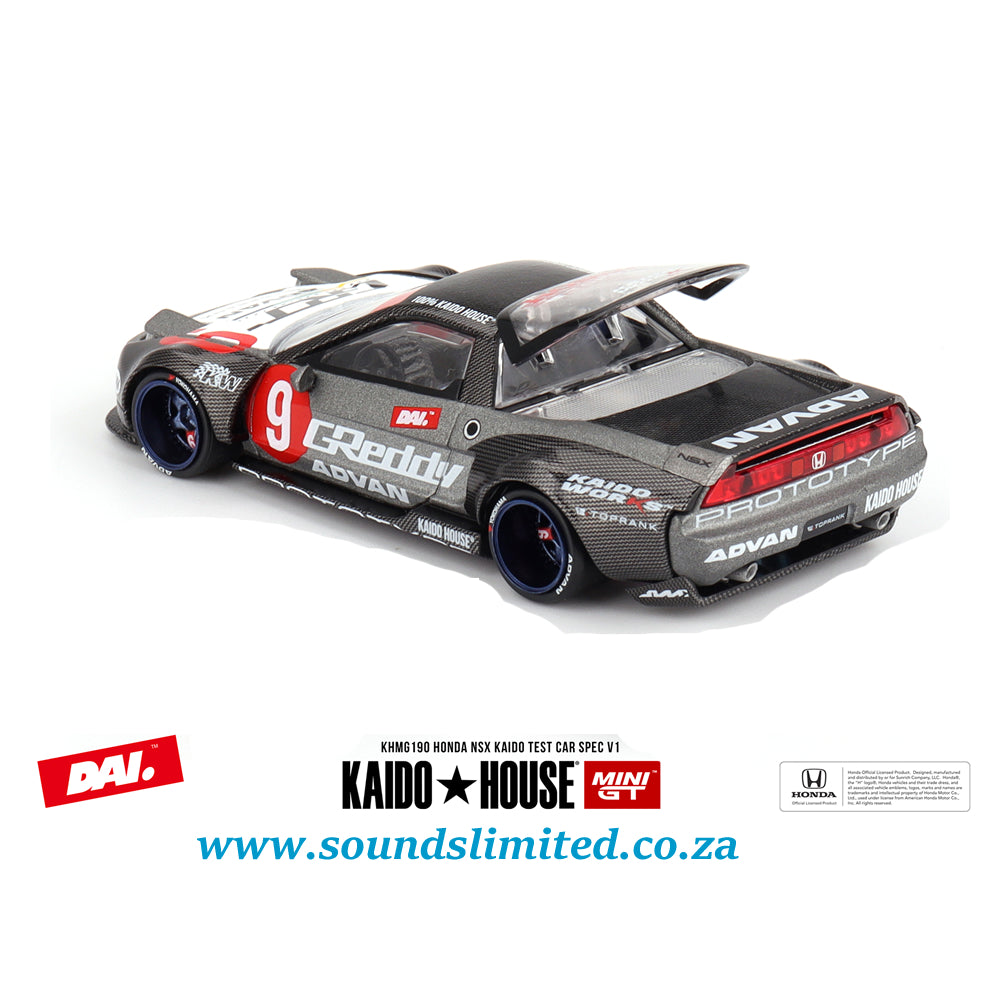 MiniGT x KaidoHouse Honda NSX Kaido Test Car Spec V1 #190 (DAI.)