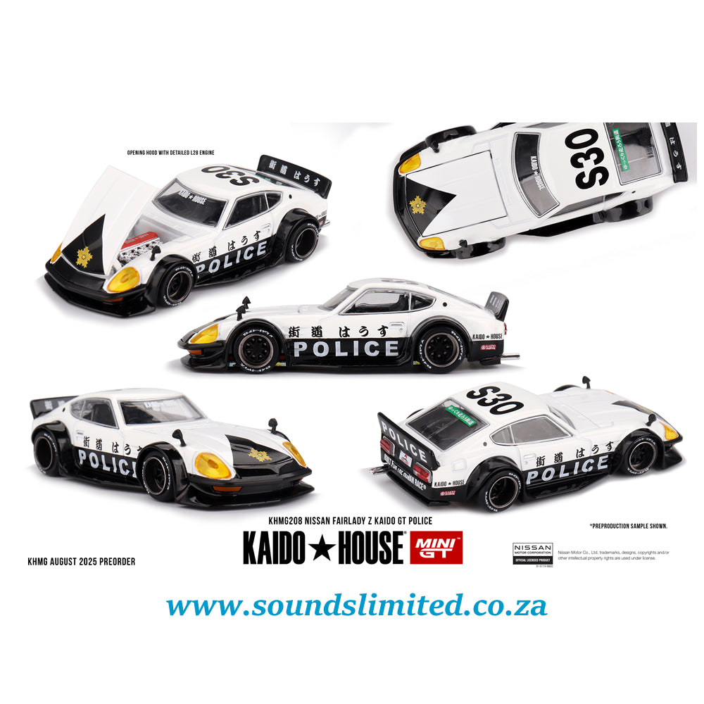 MiniGT x KaidoHouse Nissan Fairlady Z Kaido GT Police #208