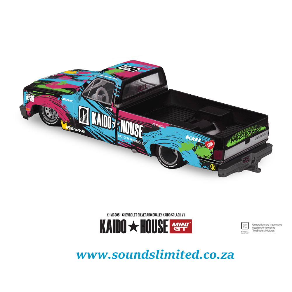 Mini GT Kaido House #285 Chevrolet Silverado Dually Kaido Splash V1