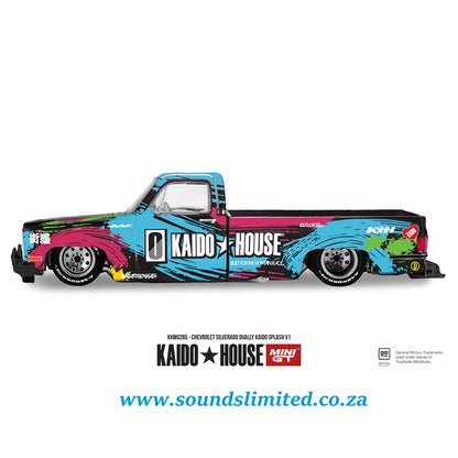 Mini GT Kaido House #285 Chevrolet Silverado Dually Kaido Splash V1