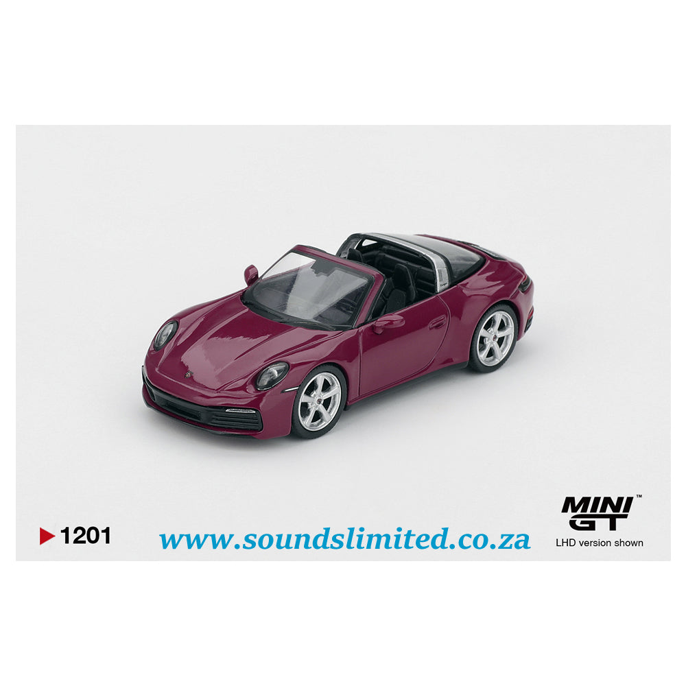Mini GT Porsche 911 (992.1) Rubystone Red Set MGTS0021