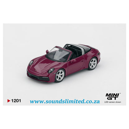 Mini GT Porsche 911 (992.1) Rubystone Red Set MGTS0021