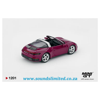 Mini GT Porsche 911 (992.1) Rubystone Red Set MGTS0021