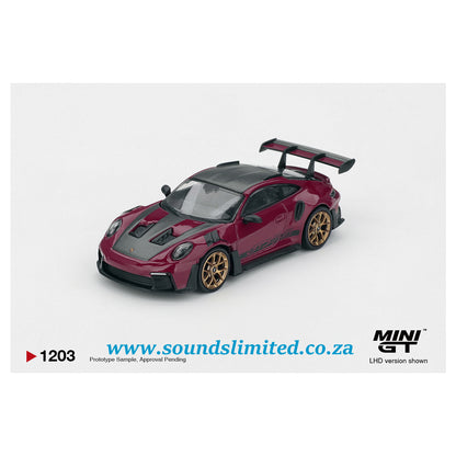 Mini GT Porsche 911 (992.1) Rubystone Red Set MGTS0021