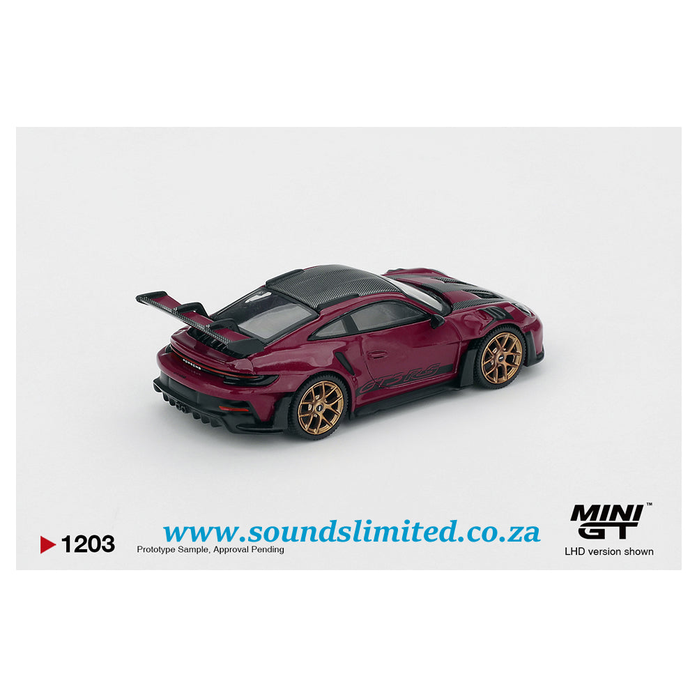 Mini GT Porsche 911 (992.1) Rubystone Red Set MGTS0021