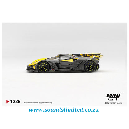 Mini GT #1229 Bugatti Bolide Yellow