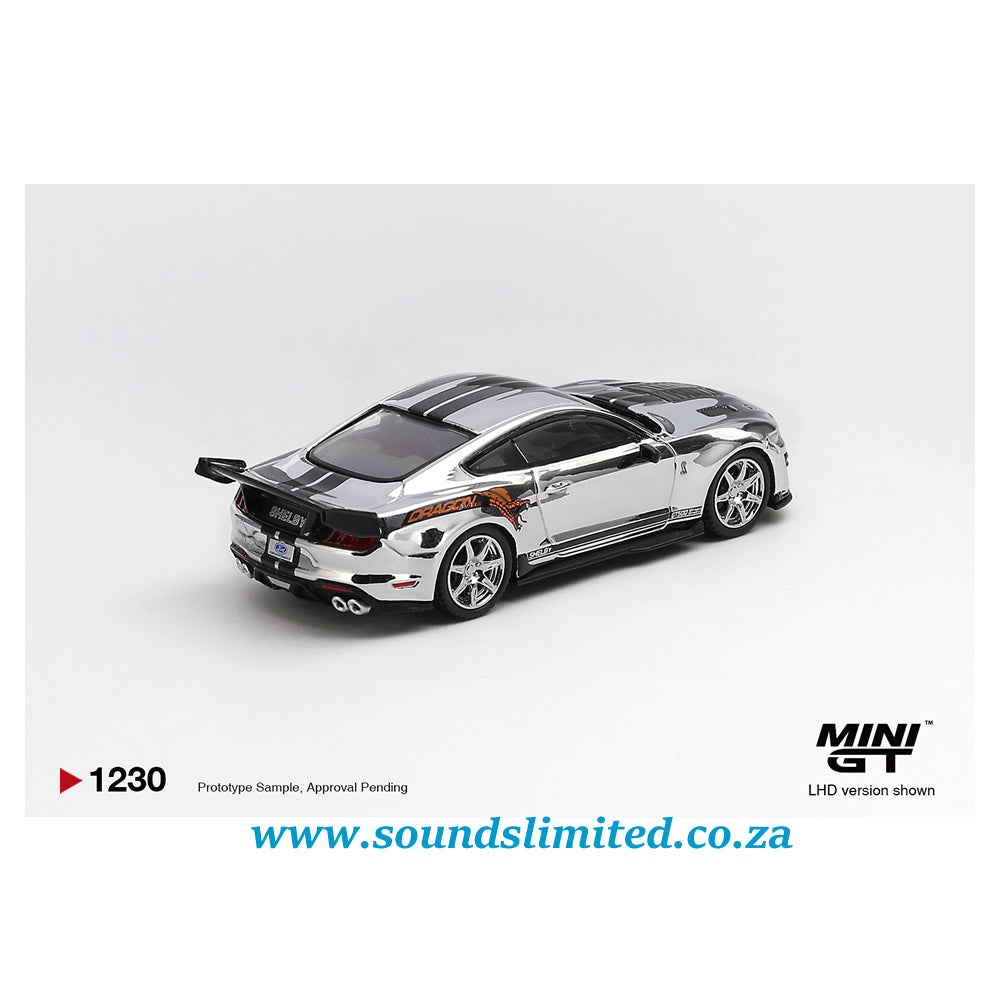 Mini GT #1230 Shelby GT500 Dragon Snake Concept Chrome Silver