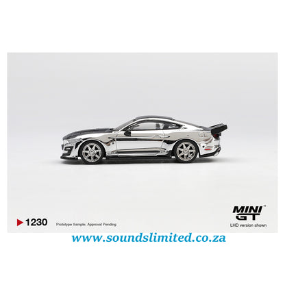 Mini GT #1230 Shelby GT500 Dragon Snake Concept Chrome Silver