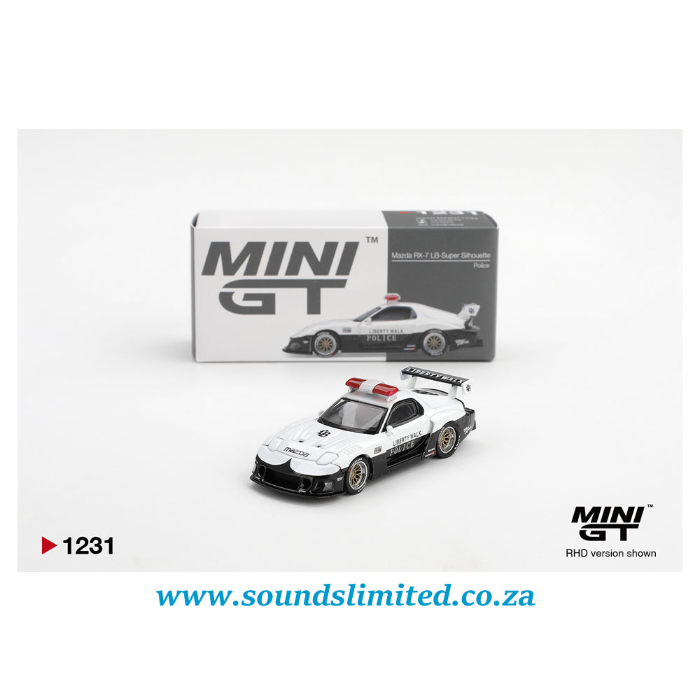 Mini GT #1231 MAZDA RX-7 LB-Super Silhouette Police