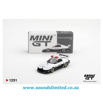 Mini GT #1231 MAZDA RX-7 LB-Super Silhouette Police