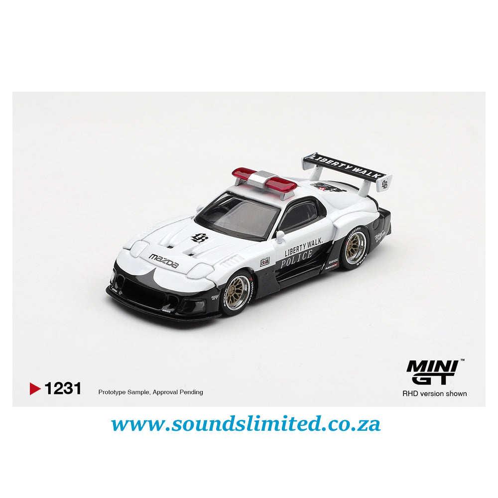 Mini GT #1231 MAZDA RX-7 LB-Super Silhouette Police