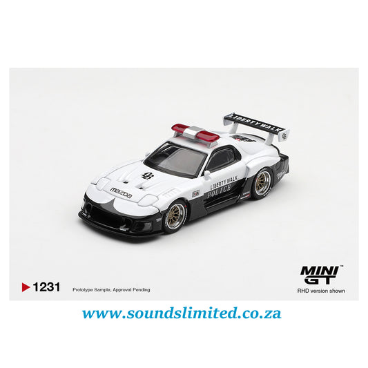Mini GT #1231 MAZDA RX-7 LB-Super Silhouette Police