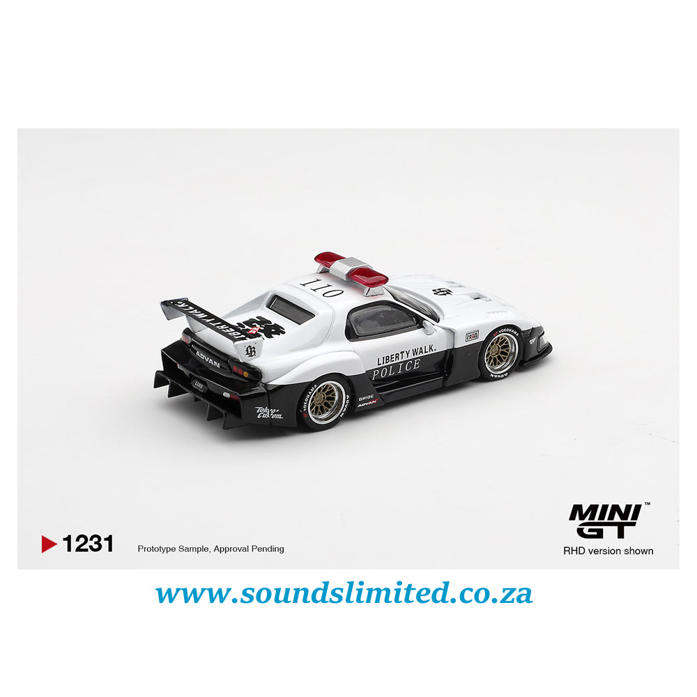 Mini GT #1231 MAZDA RX-7 LB-Super Silhouette Police