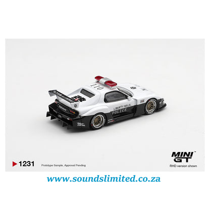 Mini GT #1231 MAZDA RX-7 LB-Super Silhouette Police