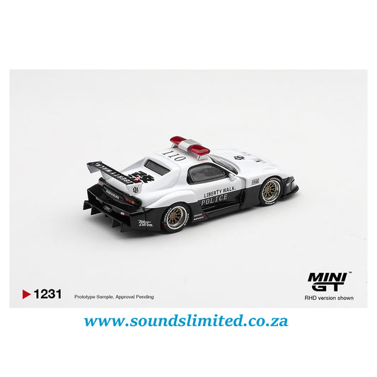 Mini GT #1231 MAZDA RX-7 LB-Super Silhouette Police