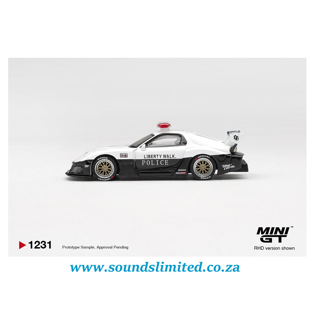 Mini GT #1231 MAZDA RX-7 LB-Super Silhouette Police