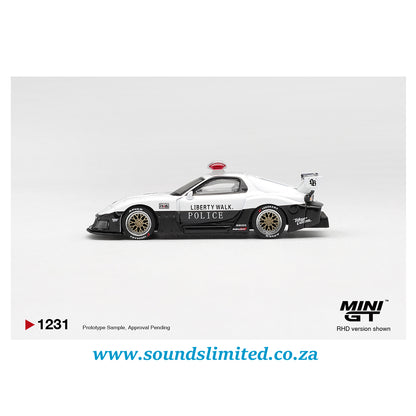 Mini GT #1231 MAZDA RX-7 LB-Super Silhouette Police