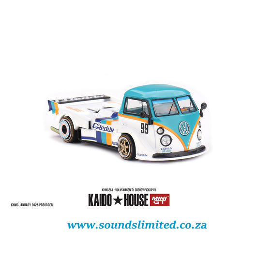Mini GT #261 Volkswagen T1 GReddy Pickup V1