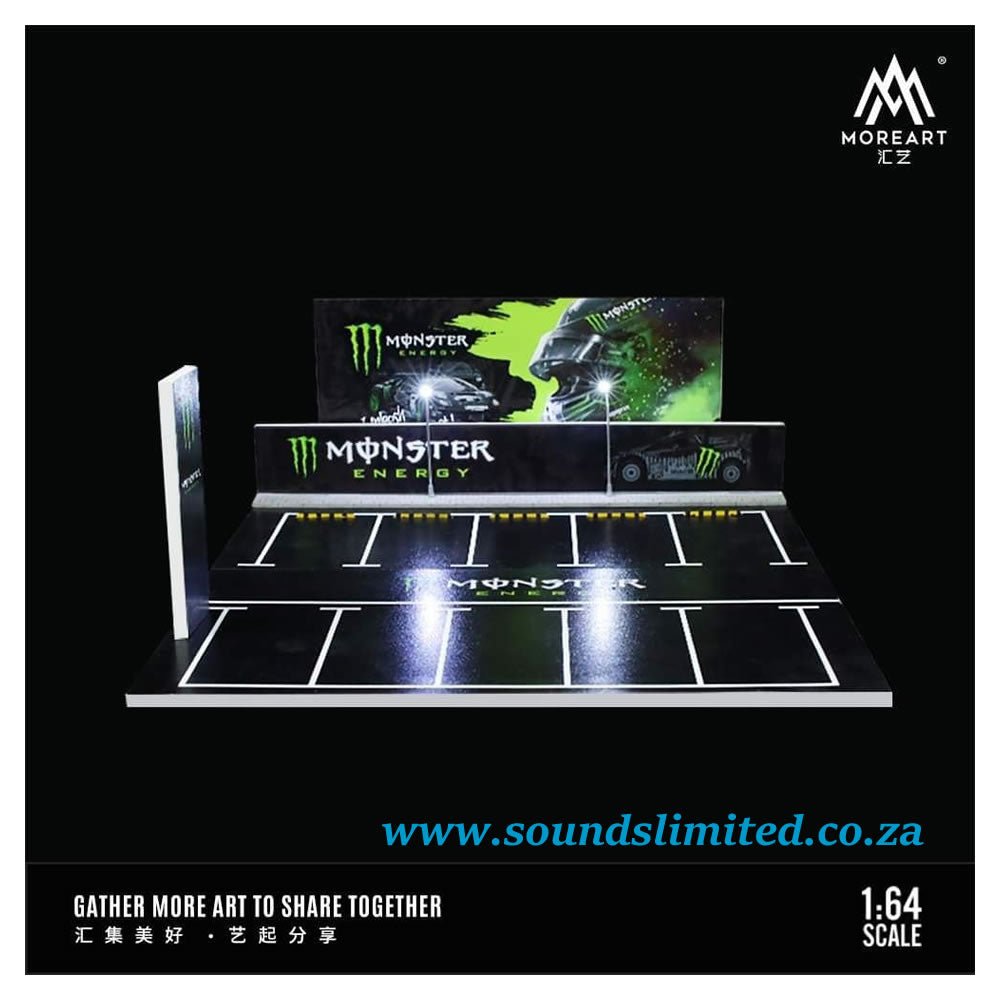 MoreArt 1/64 Parking Lot Scene Monster- MO925013