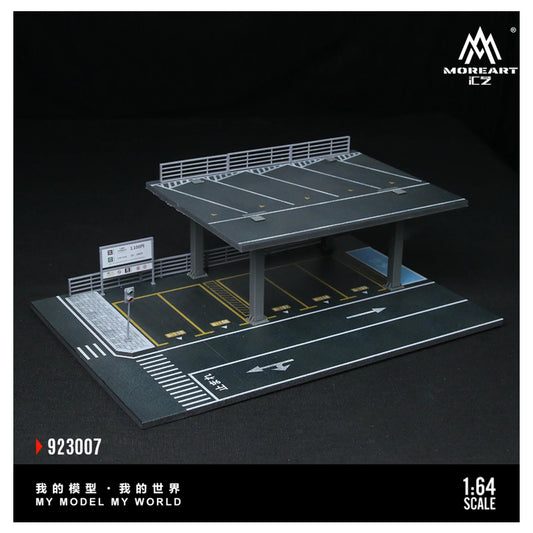 MoreArt Diorama Steel Structure Platform Parking Scene Version G MO923007