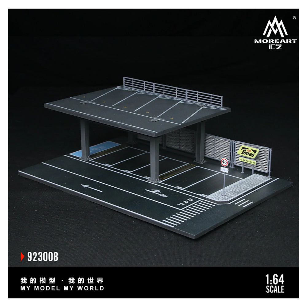 MoreArt Diorama Steel Structure Platform Parking Scene Version H MO923008