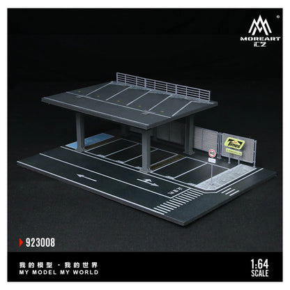 MoreArt Diorama Steel Structure Platform Parking Scene Version H MO923008