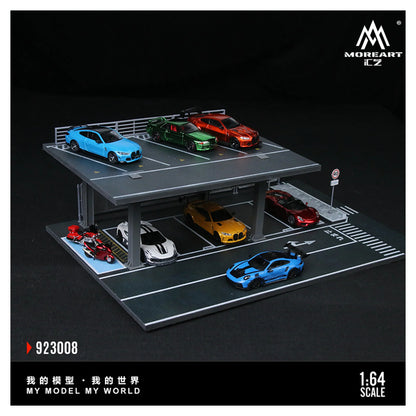 MoreArt Diorama Steel Structure Platform Parking Scene Version H MO923008