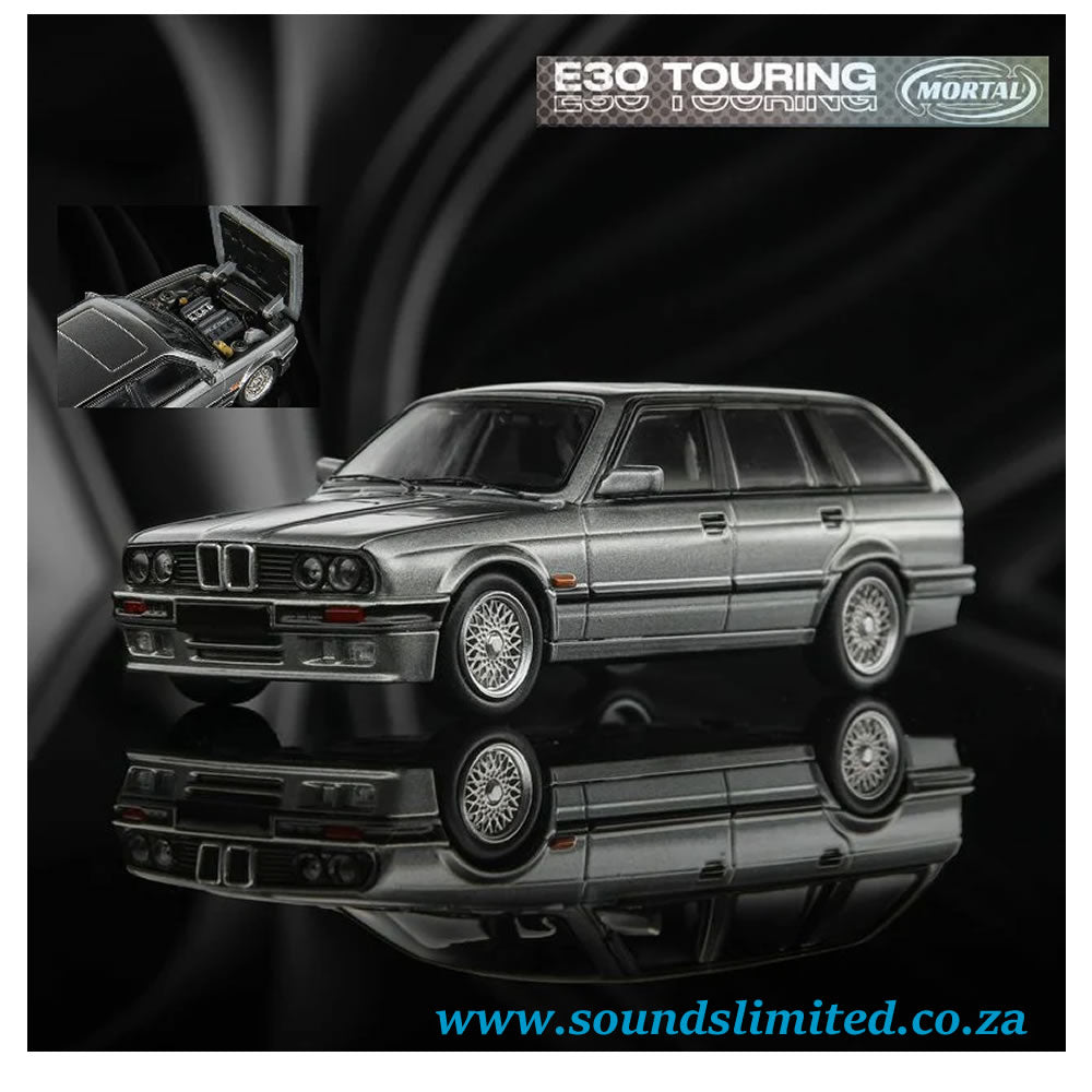Mortal 1/64 BMW E30 Touring Silver Grey - Limited Edition