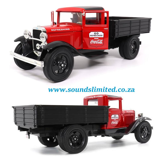 Motor City Classics MCC 1931 Ford Model AA Pickup Truck Go Refreshed - Drink Coca-Cola 1/24 424022